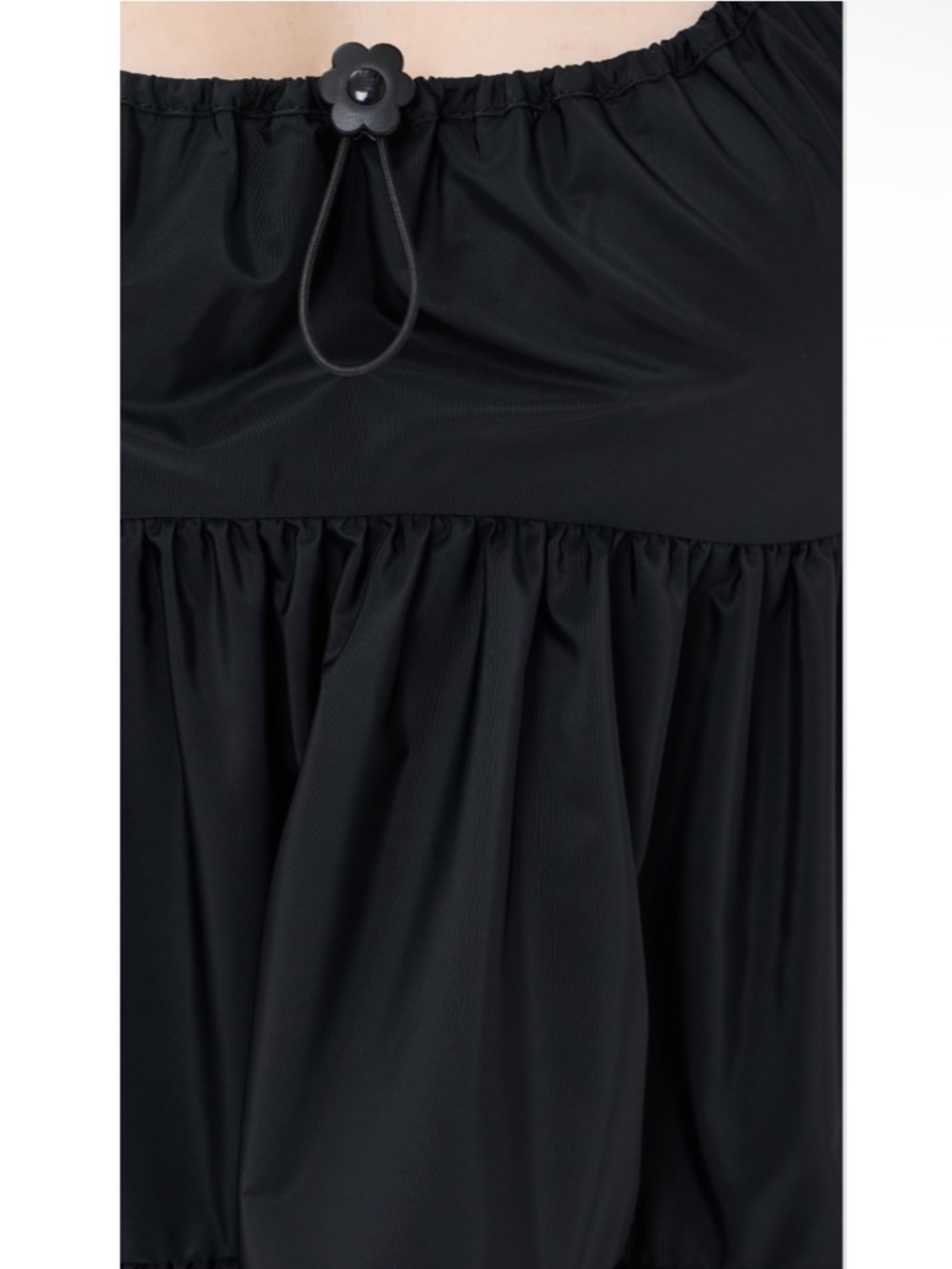 Cecilie Bahnsen Babydoll Tiered Taffeta Drawcord Sleeveless Mini Aino Dress 4 - Picture 4 of 13